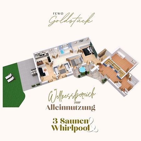 Fewo Goldstueck Mit Privatem Spa Und Whirlpool Grafenau  Exterior photo